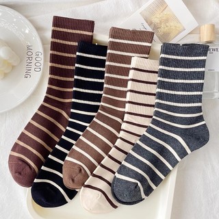 IK Tất Vớ Cao Cổ Unisex Vải Cotton Dày Dặn Nhiều Màu V11