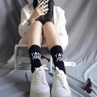 IK Tất Vớ Cao Cổ Unisex Vải Cotton Dày Dặn Nhiều Màu V11
