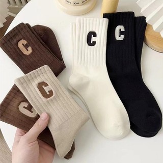 IK Tất Vớ Cao Cổ Unisex Vải Cotton Dày Dặn Nhiều Màu V11