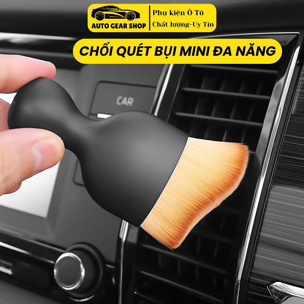 Chổi Quét Mini Vệ Sinh Nội Thất Ô Tô Đầu Chổi Cong Sợi Lông Mềm, Chổi ...