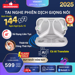 Tai Nghe Phiên Dịch Ngôn Ngữ Đa Quốc Gia, Tai Nghe Dịch Thuật Bluetooth Cho Du Lịch, Học Ngoại Ngữ
