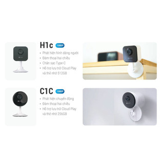 Camera wifi EZVIZ trong nhà H6C G1, C6N G1, C6N PRO, H6C PRO, TY7 đàm thoại 2 chiều phát hiện chuyển động
