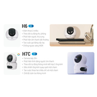 Camera wifi EZVIZ trong nhà H6C G1, C6N G1, C6N PRO, H6C PRO, TY7 đàm thoại 2 chiều phát hiện chuyển động
