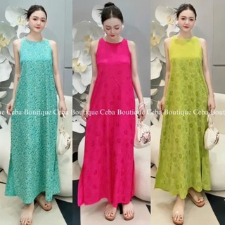 Váy Dài Suông Maxi Chất Gấm Lụa Nhiều Màu Mặc Nhà, Đi Chơi, Đi Biển, Đầm Dáng Dài Gấm Lụa VD03 - BEEKIDS