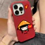 ốp iphone độc lập tự do vân da đỏ hot trend cho iphone 16prm 14promax 11 15promax 13 xsmax 14 bé gái yêu nước qn1008