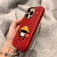 ốp iphone độc lập tự do vân da đỏ hot trend cho iphone 16prm 14promax 11 15promax 13 xsmax 14 bé gái yêu nước qn1008