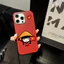 ốp iphone độc lập tự do vân da đỏ hot trend cho iphone 16prm 14promax 11 15promax 13 xsmax 14 bé gái yêu nước qn1008