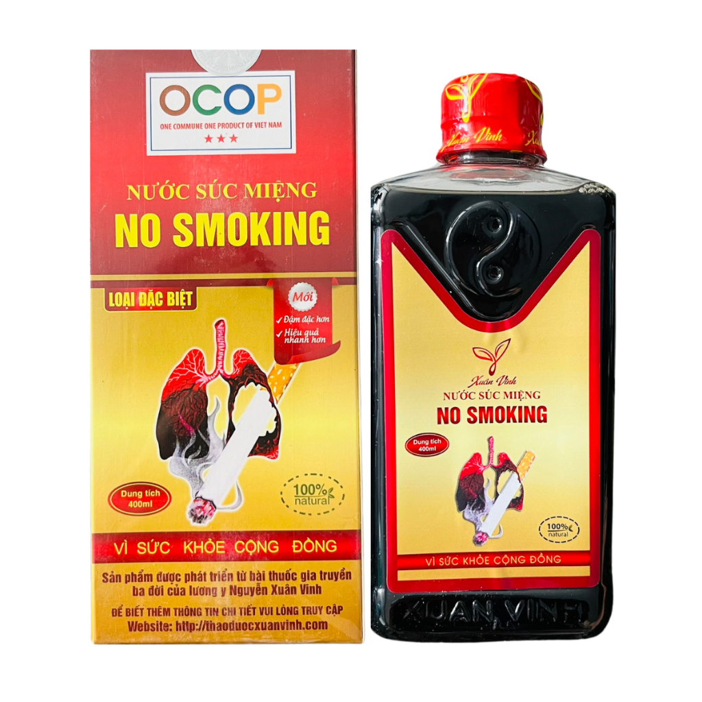 Cai Nhanh Trong 3-5 Ngày] Nước Súc Miệng Cai Thuốc Lá Nosmoking Xuân Vinh | Shopee Việt Nam
