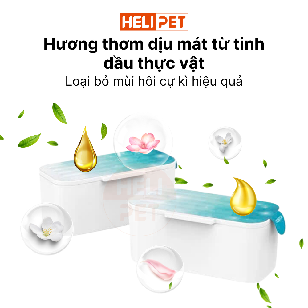 Ảnh [Combo 2] Viên Sáp Khử Mùi Máy Vệ Sinh Cho Mèo PETREE x HELIPET Dùng cho các dòng máy dọn phân mèo 1