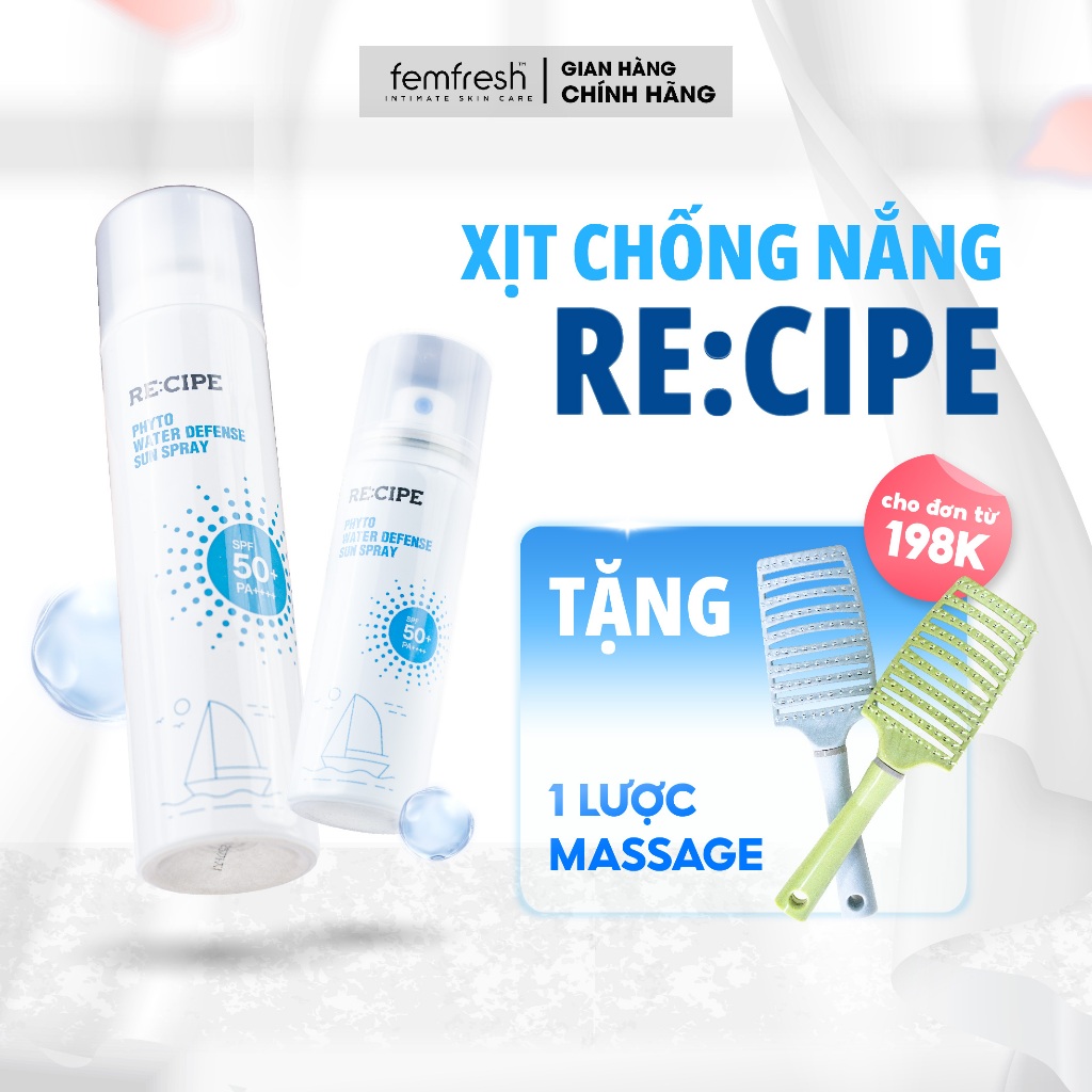 Ảnh Xịt Chống Nắng RECIPE với chỉ SPF50+ PA+++ giúp chống nắng lâu trôi, an toàn dịu nhẹ với làn da 1