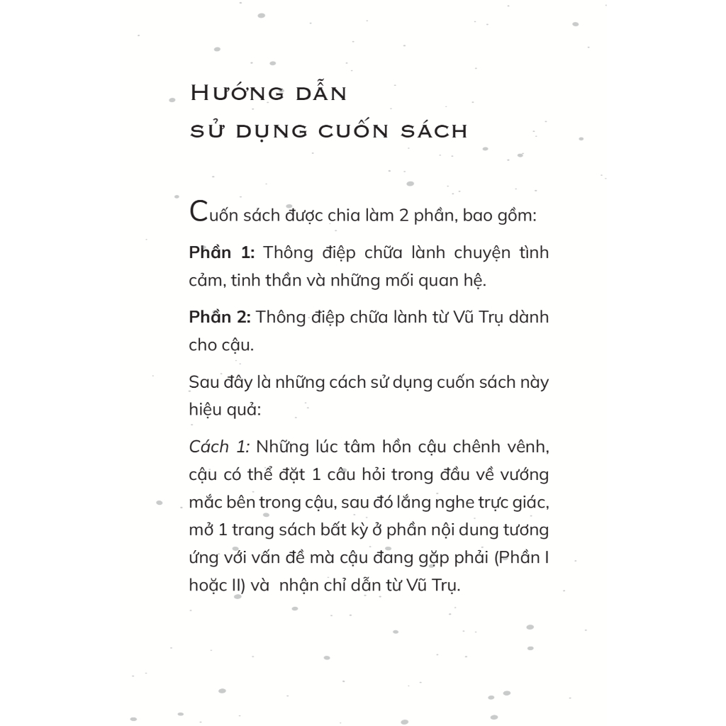 Ảnh Sách Lời Chỉ Dẫn Của Vũ Trụ - Để Vũ Trụ Cùng Bạn Quyết Định - Chiu Healing 1