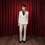 Blazer màu be 2 hàng khuy Addikt Beige Double Breasted - Áo khoác Blazer 6x2 peak lapels classic vibe, áo Blazer ve nhọn — ảnh 2