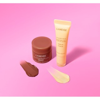 Set Laneige S'More Kisses Gồm Mặt Nạ Ngủ Lip Sleeping Mask 8g Chocolate Và Son Dưỡng Môi Lip Glowy Balm 10g Vanilla
