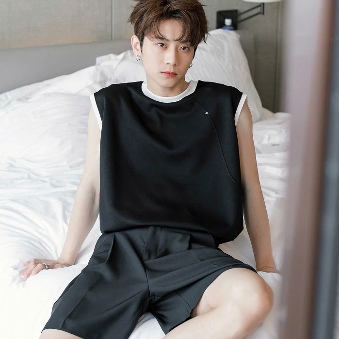 Áo TANK TOP Cổ Tròn High Light - Cotton 250MSG, Co Dãn, Regular Fit, Mềm Mịn, Thoáng Mát - SHINGHAI