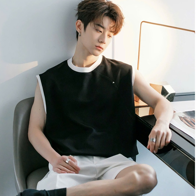 Áo TANK TOP Cổ Tròn High Light - Cotton 250MSG, Co Dãn, Regular Fit, Mềm Mịn, Thoáng Mát - SHINGHAI