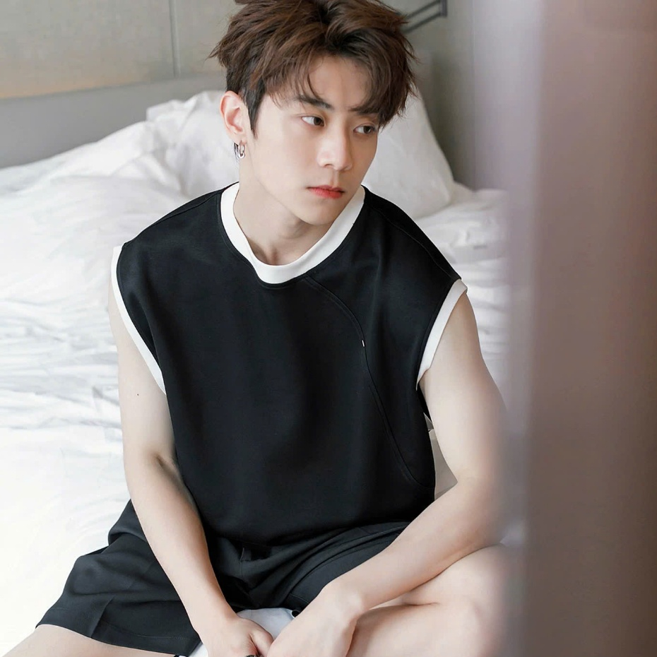 Áo TANK TOP Cổ Tròn High Light - Cotton 250MSG, Co Dãn, Regular Fit, Mềm Mịn, Thoáng Mát - SHINGHAI