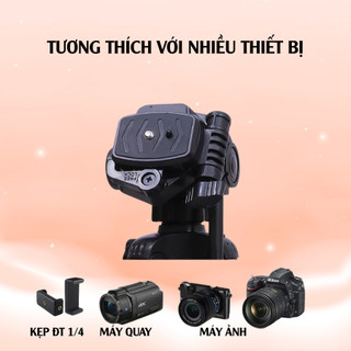Chân Tripod Máy Ảnh, Điện Thoại 360 Độ – Thiết Kế Nhỏ Gọn, Chắc Chắn, Chuyên Dụng Livestream Quay Vlog