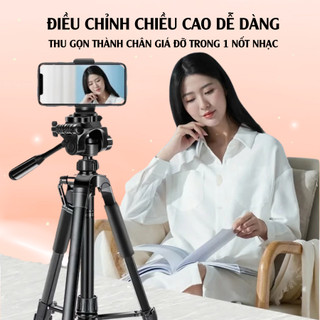 Chân Tripod Máy Ảnh, Điện Thoại 360 Độ – Thiết Kế Nhỏ Gọn, Chắc Chắn, Chuyên Dụng Livestream Quay Vlog