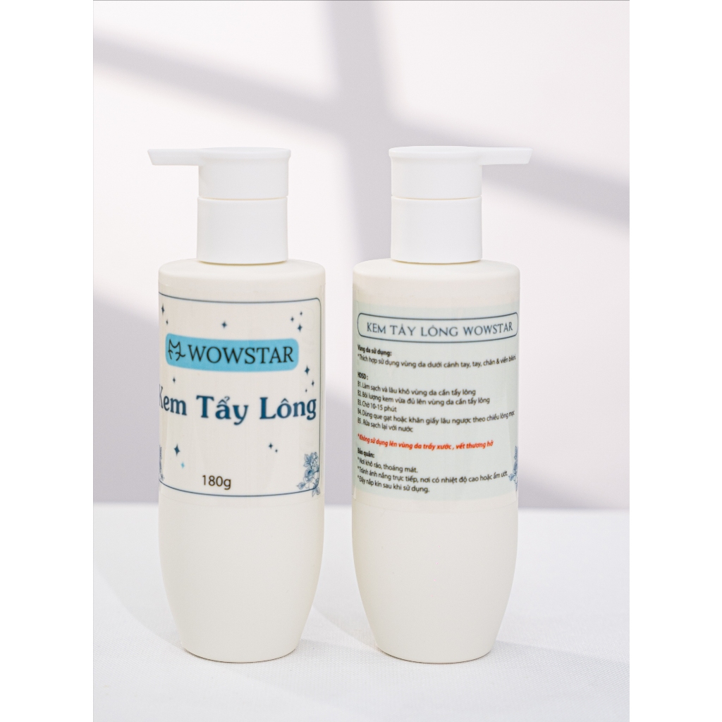 Kem tẩy lông 180ml - Dịu nhẹ, phù hợp cho vùng bikini, tay, chân, nách（Kem tẩy lông -1）
