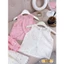 Set Bộ Bé Gái Áo Hai Dây Phối Chân Chất Thô Thêu Cho Bé Đi Chơi Đi Biển