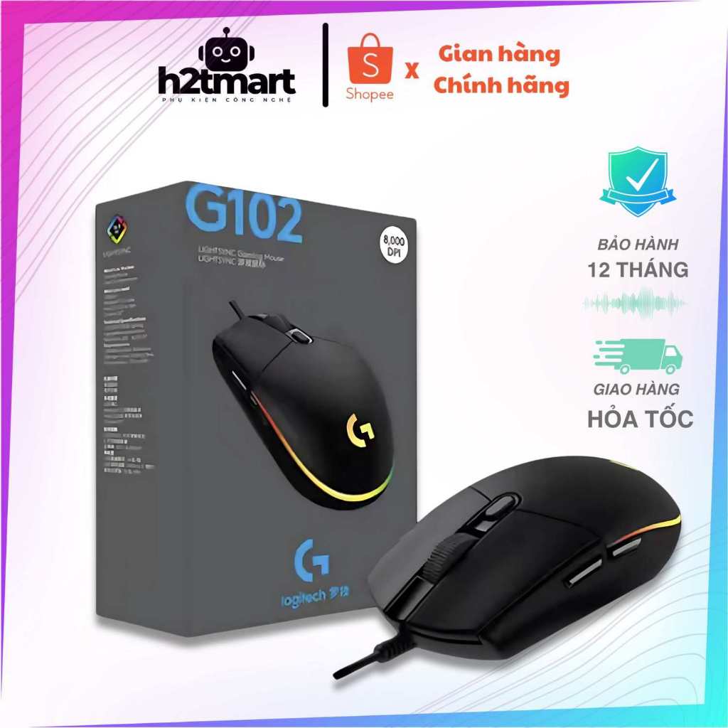 Chuột Gaming PC Có Dây G102, Không Dây G304 Logi Siêu Mượt Bền Bỉ Chiến ...