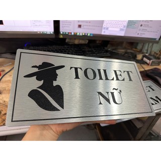 Bảng WC Nam, WC nữ (kt: 15x30) , WC TOILET ( kt: 20x30cm) Men, Women (kt: 15x25)