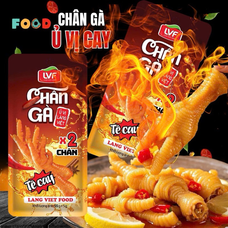 Combo 10 Chân gà ủ vị thượng hạng 35g vàng