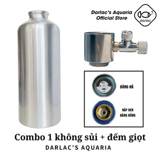 BỘ CHẾ CO2 THUỶ SINH NẮP INOX TỪ MEN VI SINH TỰ NHIÊN – 3 COMBO LINH HOẠT
