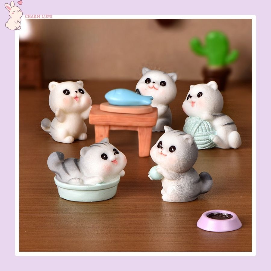 Mô Hình Mèo Mini, Siêu Dễ Thương, Siêu Đáng Yêu - Charm Lumi | Shopee ...