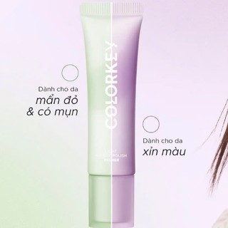 Kem Lót COLORKEY Giúp Hiệu Chỉnh Màu Da & Nâng Tone Da Mỏng Nhẹ Không Bí Da 30g