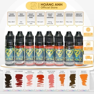 MỰC GENZ chính hãng lên màu đẹp đi êm, mực phun xăm thẩm mỹ_M01