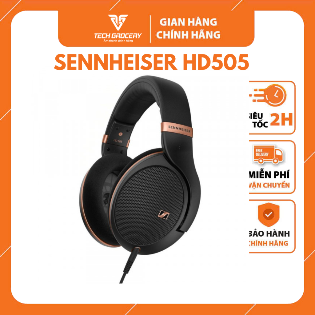 Tai nghe chụp tai Sennheiser HD505 - Hàng Chính hãng PGI - Bảo Hành 24 ...