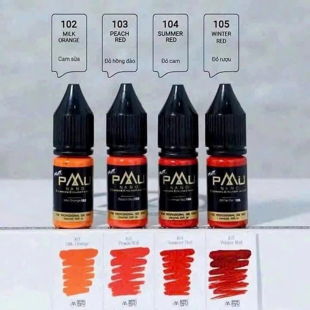 Mực PMU Nano - Hương Phan cao cấp, chai full, chiết _10ml, 5ml, 3,3ml _M06