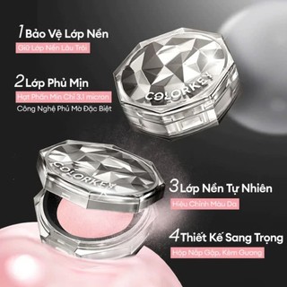 Phấn Phủ Dạng Bột COLORKEY Siêu Mịn Giúp Lớp Trang Điểm Tự Nhiên 8g