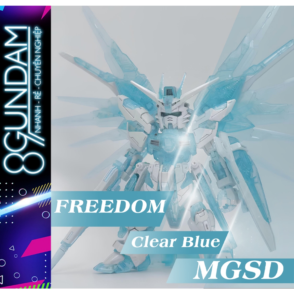 [CÓ SẴN] Mô Hình Lắp Ráp MG 6650 Freedom Fighter 2.0 - Silver Coating (tặng kèm base, decal nước + bút silver)