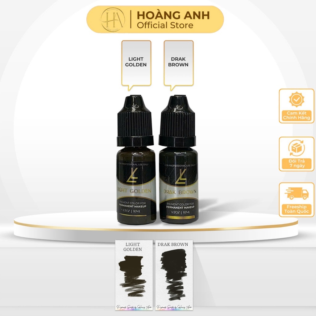 Mực chuyên kéo sợi HairStrokes Linh Linh full 10ml. chiết 5ml, phun xăm thẩm mỹ M09
