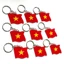 Móc Khóa Cờ Đỏ Sao Vàng - Móc Khóa Cờ Tổ Quốc - Móc Khóa In Theo Yêu Cầu
