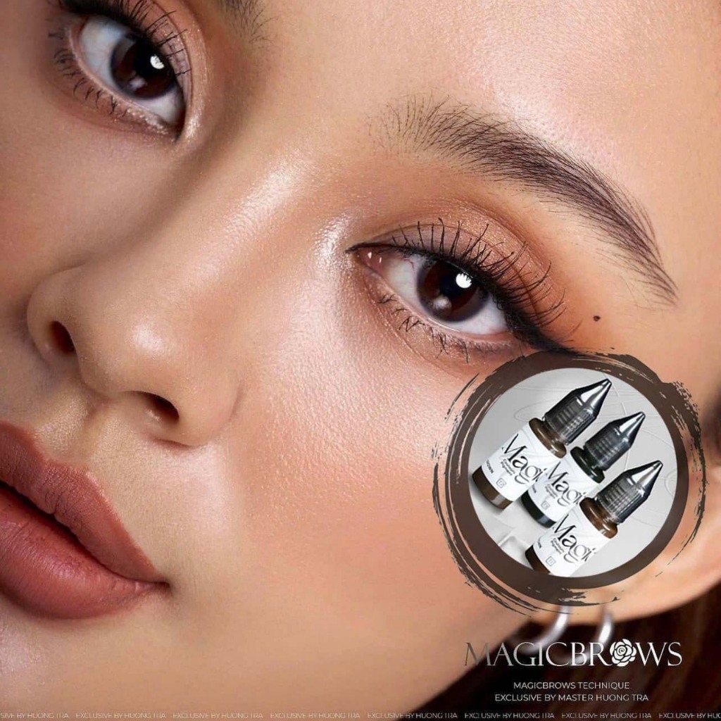 Mực Magic Colours Pigment By Hương Trà hairstrokes chân mày 10ml 5ml _M10