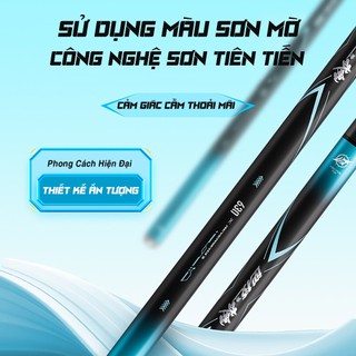 [Bảo Hành 1 Năm] Cần Câu Tay Chiến Vương 5H28i Cần Câu Đài Chính Hãng Carbon 24T+30T Cao Cấp