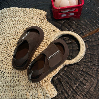 Dép la mã retro phong cách hàn quốc cho bé ( form nhỏ mn lấy nhích hơn 1 size)
