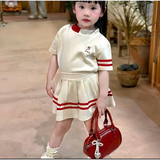 Set váy thêu Cún cho bé gái hottrend (9-44kg)
