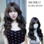 MK12_Tóc giả dệt kim, nguyên đầu, xoăn hippie ngang vai 38cm [Kèm combo phụ kiện]