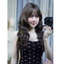 MK12_Tóc giả dệt kim, nguyên đầu, xoăn hippie ngang vai 38cm [Kèm combo phụ kiện]