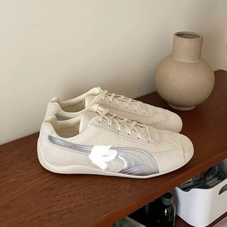 Giày thể thao bigsize nam nữ cổ thấp mùa hè hottrend 2025 Pm màu trắng kem cao cấp đế thấp , sneaker thời trang big size