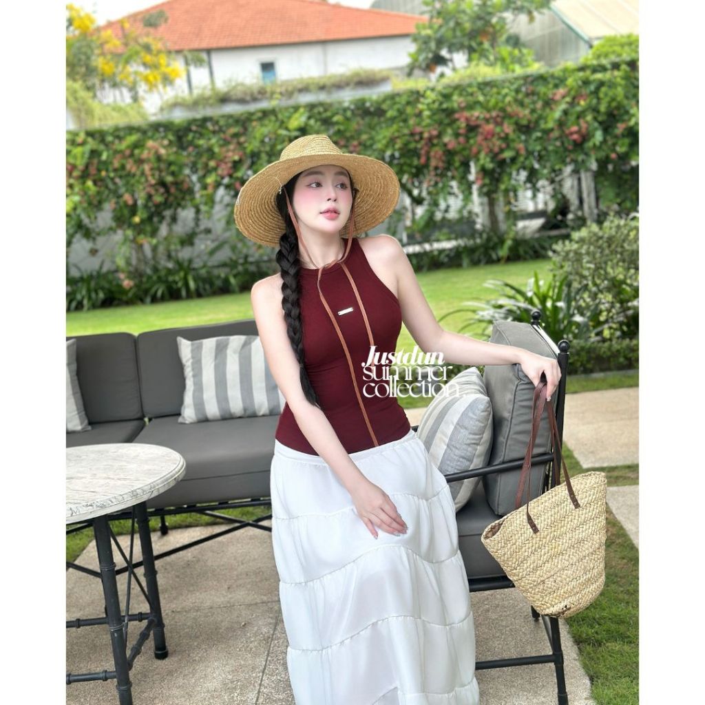 Áo ba lỗ tank top mùa hè Justdun cotton mịn thoáng mát BL5