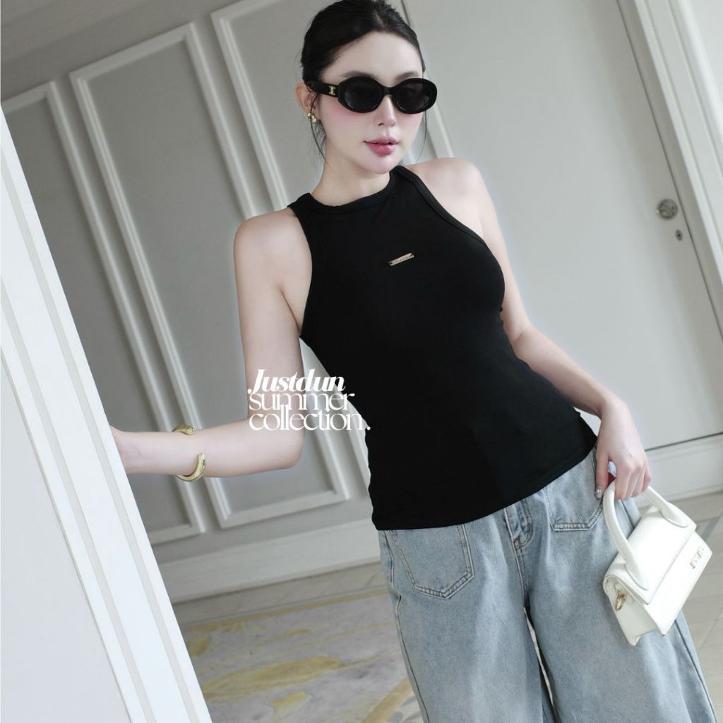 Áo ba lỗ tank top mùa hè Justdun cotton mịn thoáng mát BL5