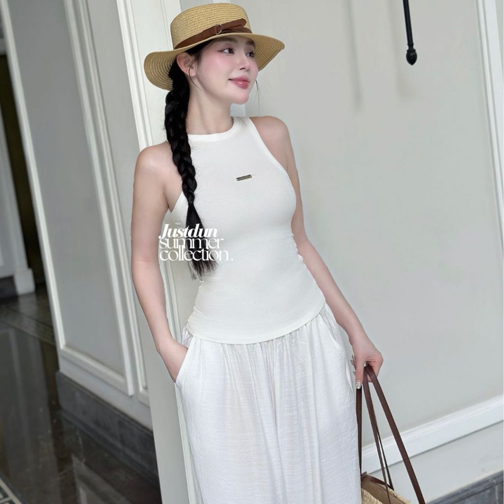 Áo ba lỗ tank top mùa hè Justdun cotton mịn thoáng mát BL5