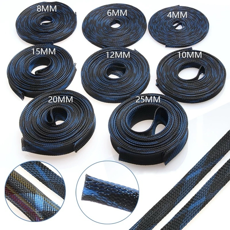 (1 mét) Ống Gen Lưới Da Rắn Bọc Dây Nguồn, Dây Loa Chuyên Dụng Cho Âm ...