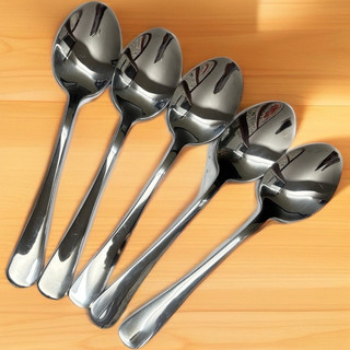 Gía sỉ Set 10 Thìa Cơm (Muỗng) Inox Size Lớn Loại Dày Đẹp ,2 Mẫu,Thép Không Rỉ An Toàn