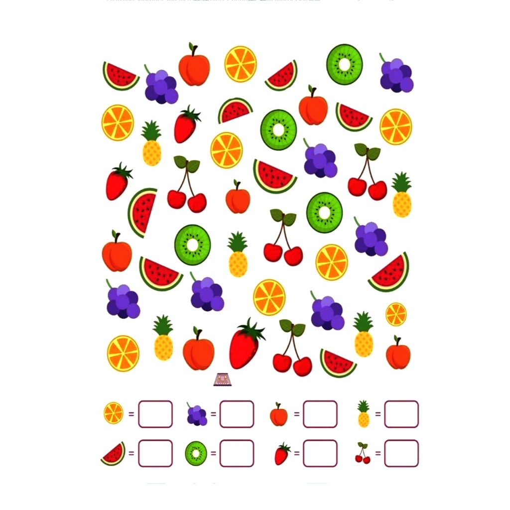 Bộ 20 tờ học liệu Montessori giúp bé tập đếm, làm quen số, rèn luyện tư duy, tăng khả năng quan sát cho bé từ 2-6 tuổi